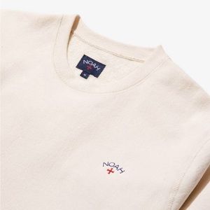 Noah classic crewneck butter cream natural large